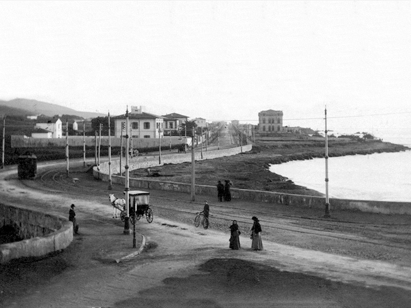 Tre Ponti e viale Principe di Napoli - 1900